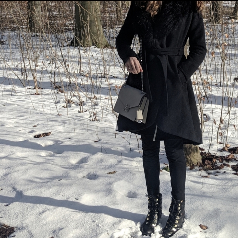 Calvin Klein Acyric Jacket with removable fur